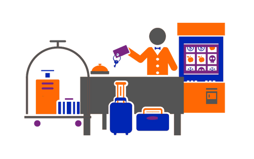 hospitality & gaming graphic