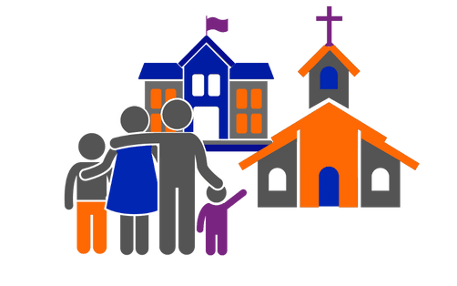 school and sacred spaces graphic