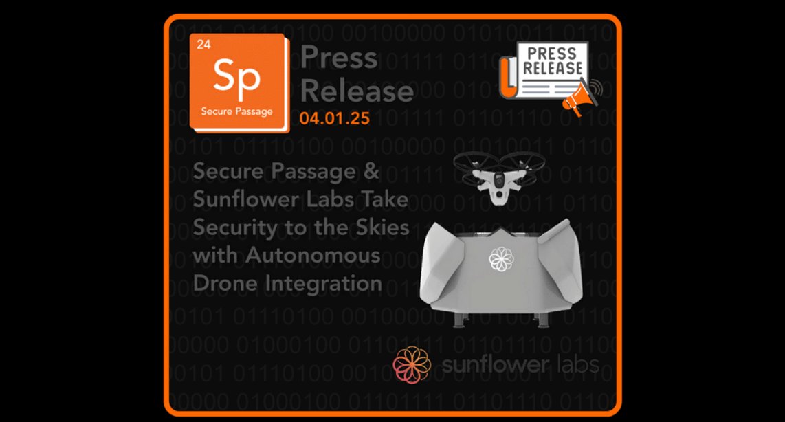 sunflower labs drone secure passage
